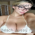 Beach pussy horny